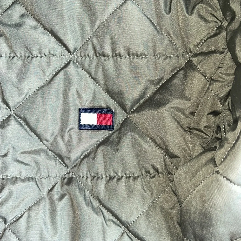 Tommy Hilfiger Women’s Quilted Jacket Size XL Olive Green